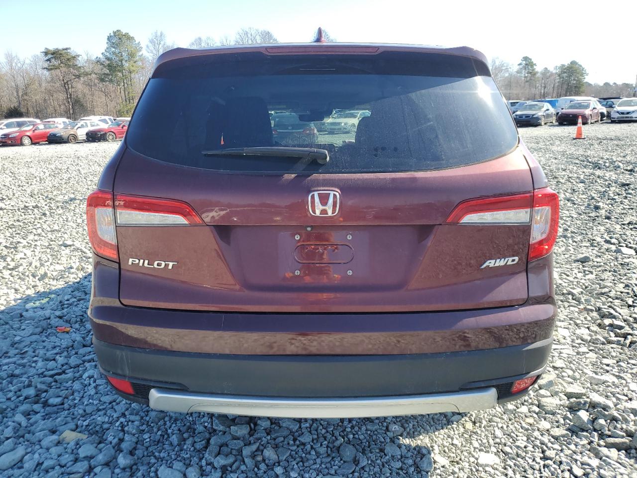 2019 Honda Pilot VIN 5FNYF6H5XKB022368 Copart auction photo, front end / minor dent/scratches damage thumbnail 6