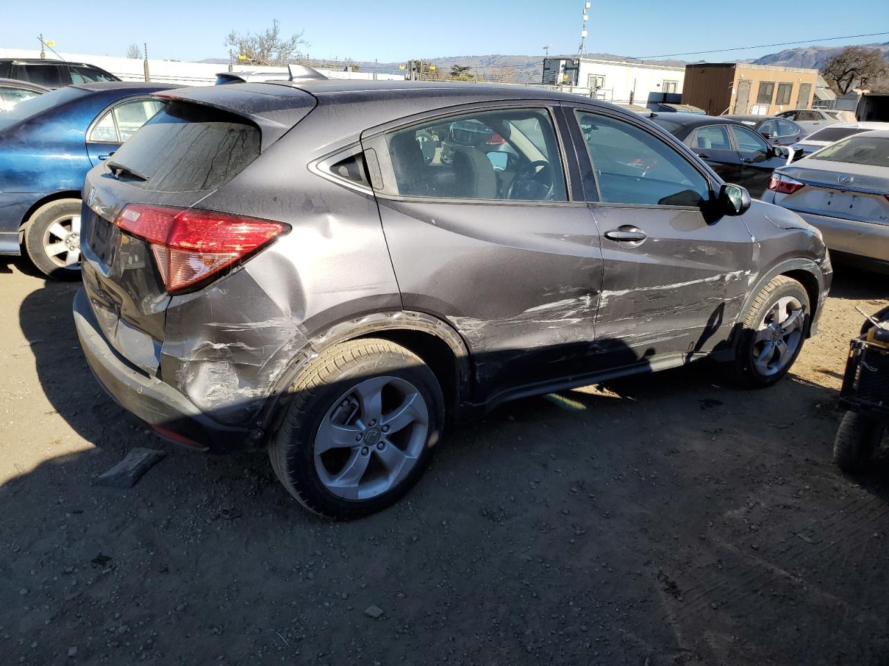 2016 Honda HR-V VIN 3CZRU5H38GM754157 Copart auction photo, all over damage thumbnail 3