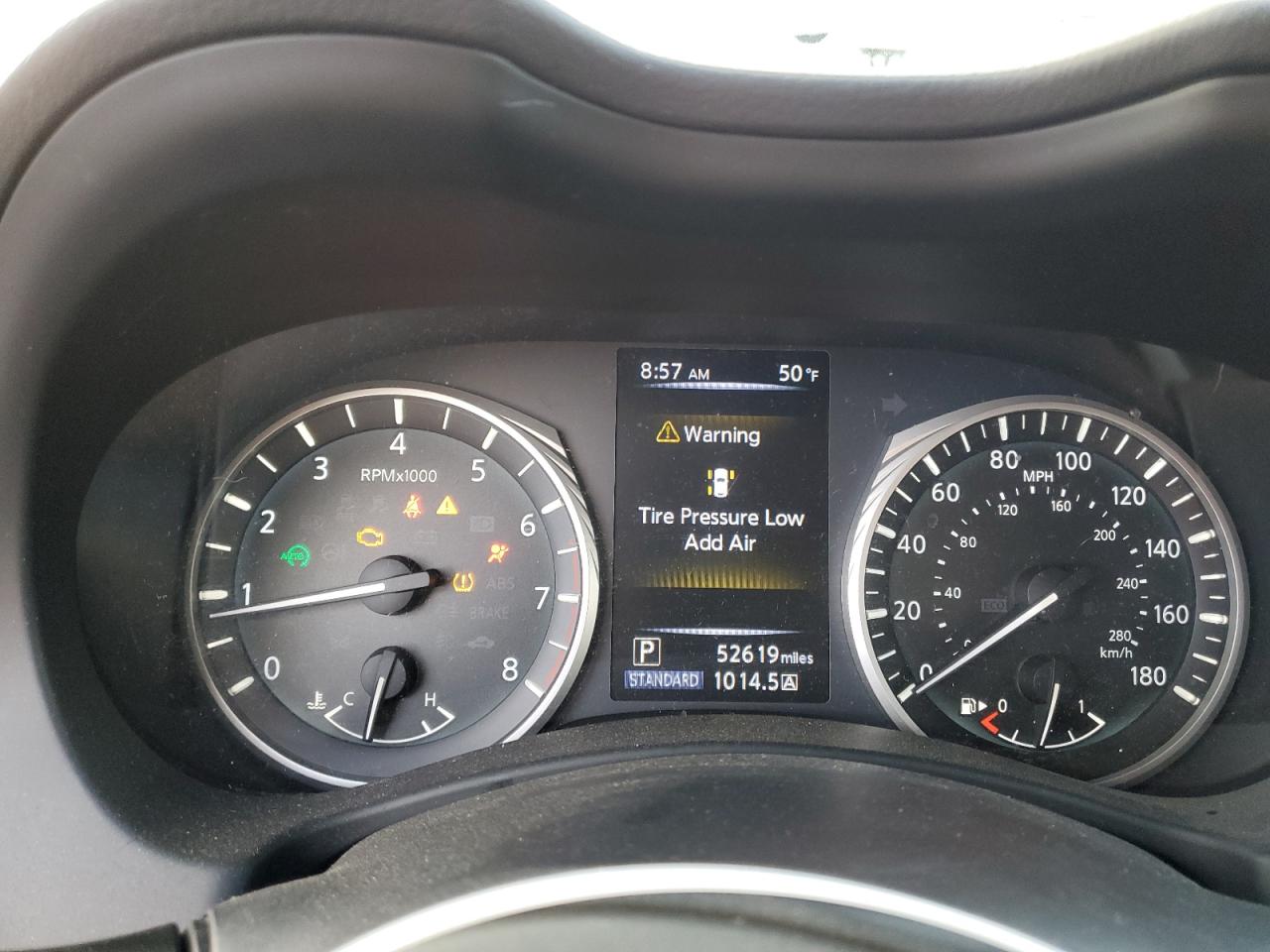 2018 Infiniti Q50 VIN JN1CV7AP6JM240900 Copart auction photo, front end damage thumbnail 9