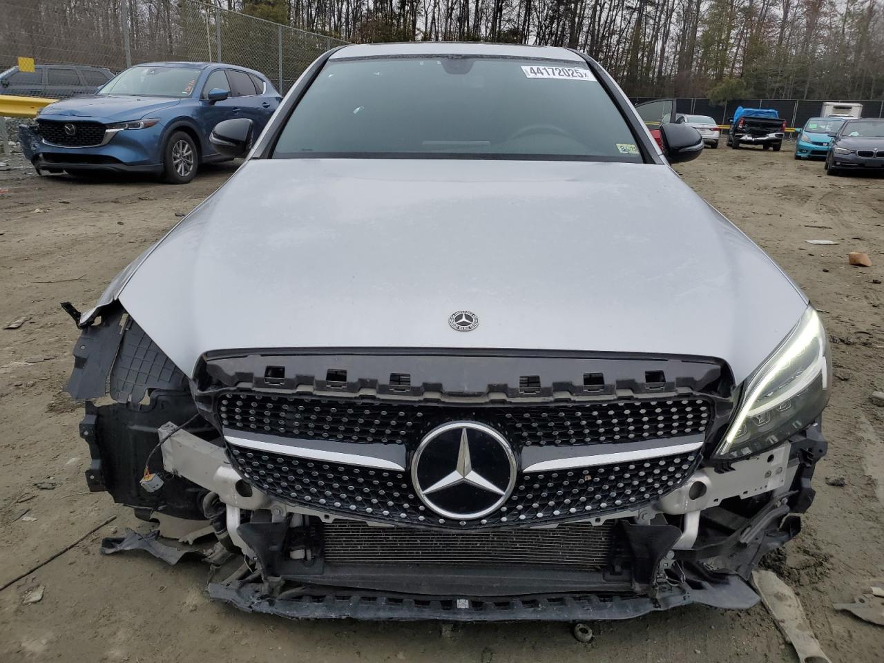 2019 Mercedes-Benz C-klasse VIN 55SWF8DB2KU321091 Copart auction photo, front end / rear end damage thumbnail 5