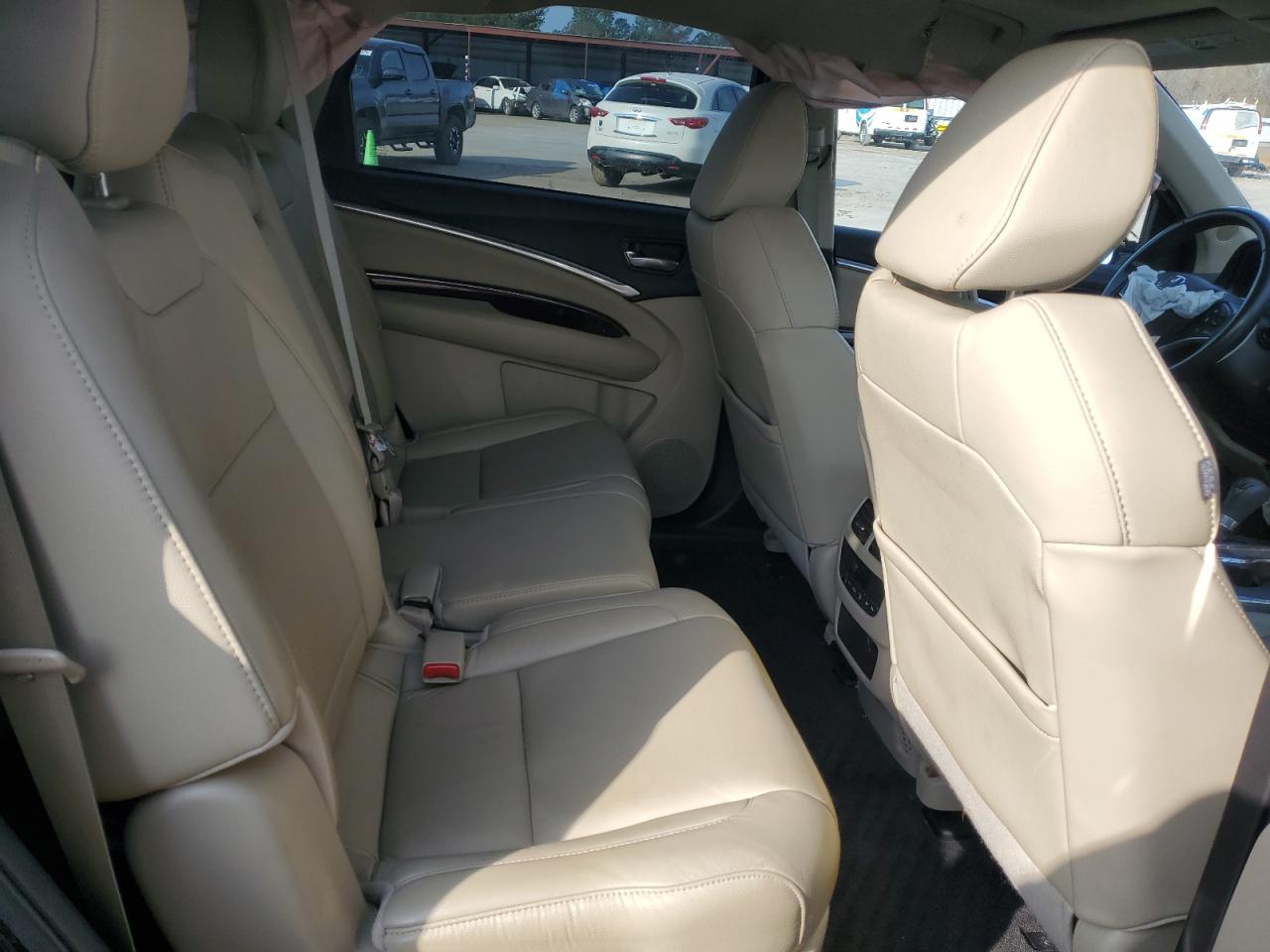 2015 Acura MDX VIN 5FRYD4H49FB001744 Copart auction photo, side / front end damage thumbnail 11
