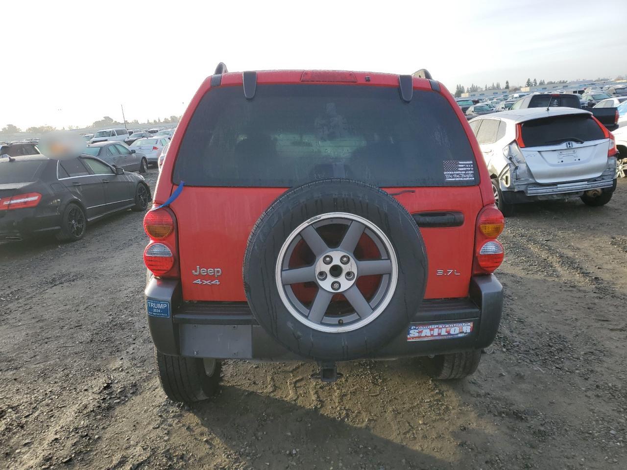 2003 Jeep Liberty (North America) VIN 1J4GL48K83W687842 Copart auction photo, front end / side damage thumbnail 6