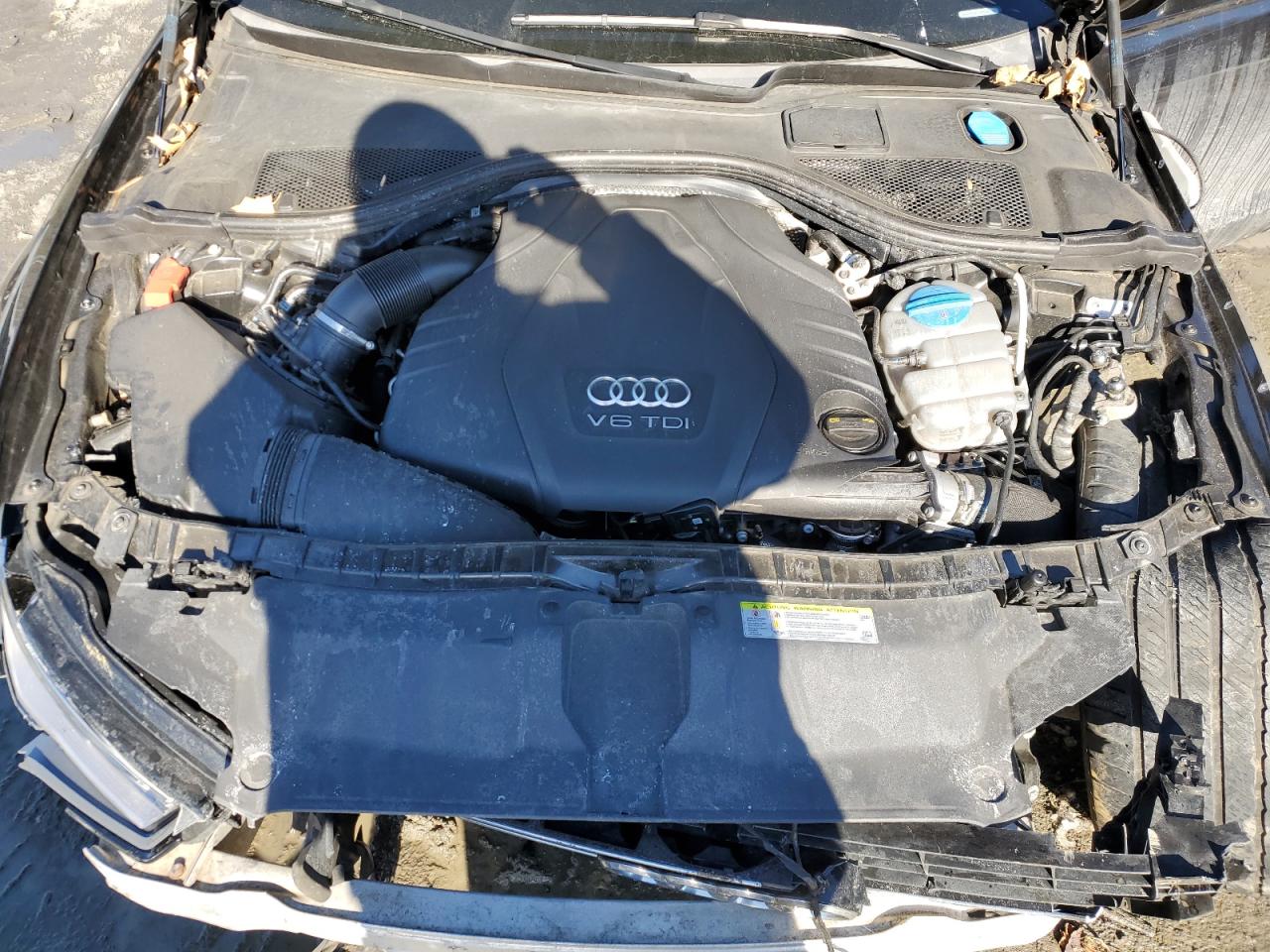 2016 Audi A6 VIN WAUFMAFC6GN000794 Copart auction photo, front end / undercarriage damage thumbnail 11