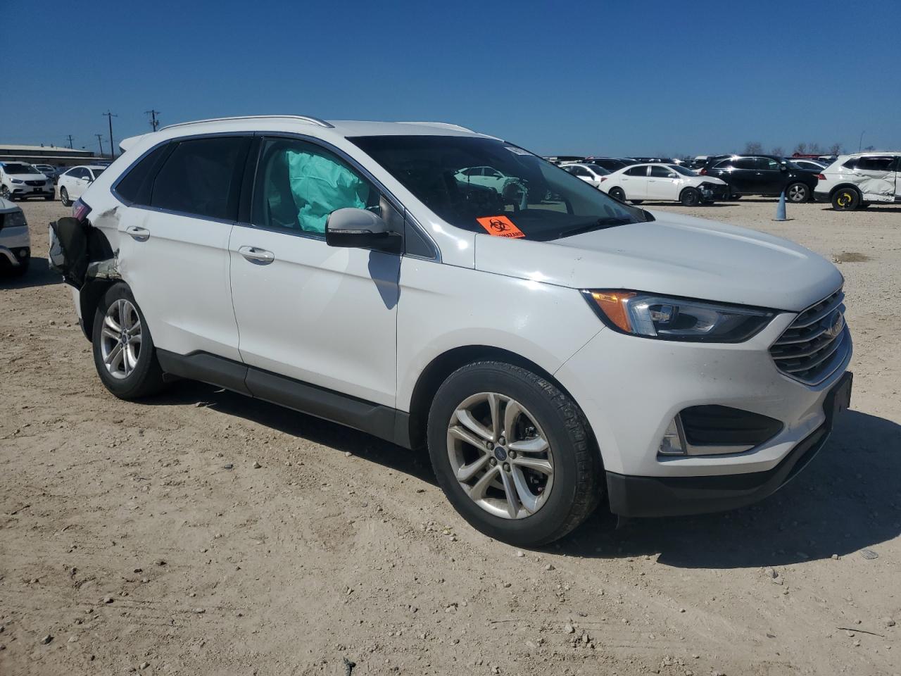 2019 Ford Edge VIN 2FMPK3J96KBB09518 Copart auction photo, side damage thumbnail 4