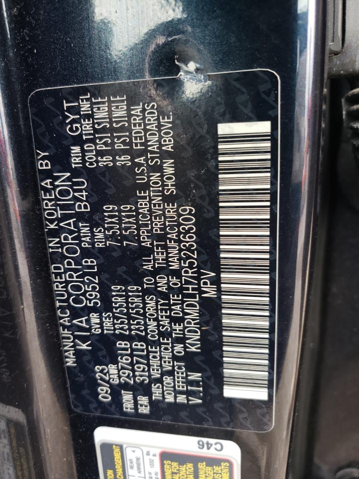 2024 KIA Sorento VIN KNDRMDLH7R5236309 Copart auction photo, front end / rear end damage thumbnail 16