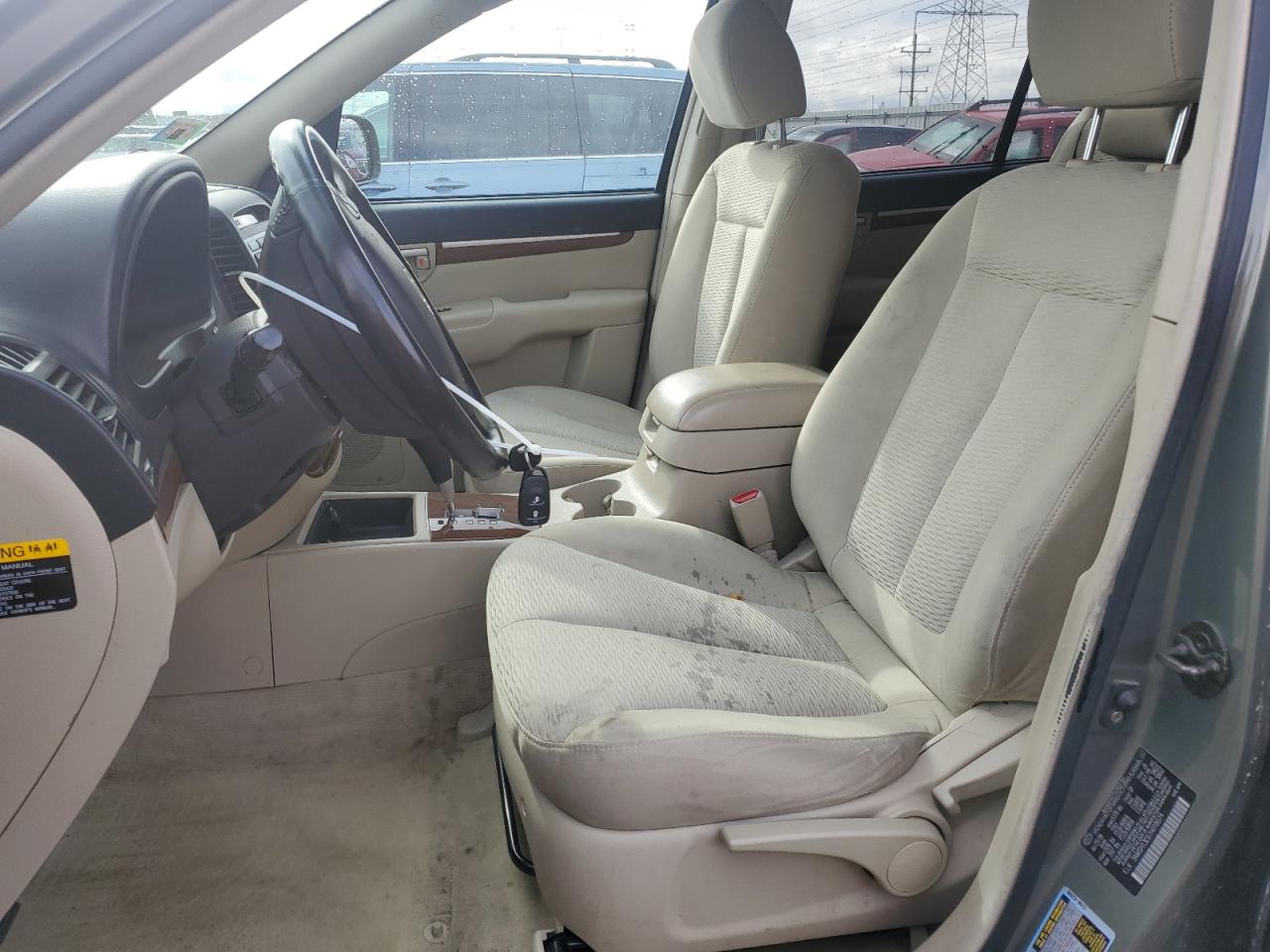 2007 Hyundai Santa Fe VIN 5NMSH13E67H018074 Copart auction photo, front end / side damage thumbnail 7