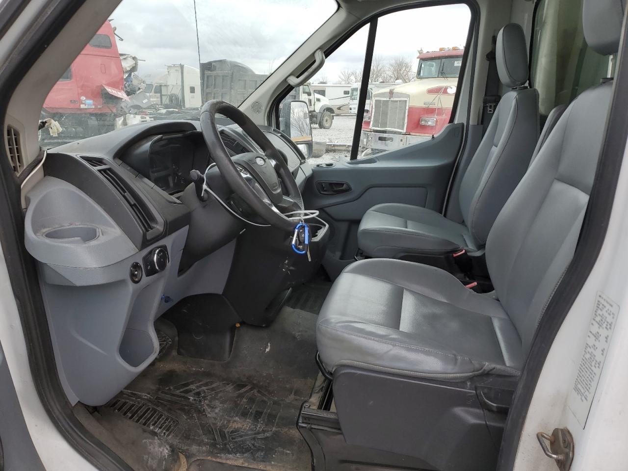 2015 Ford Transit VIN 1FDSF6ZM5FKB19316 Copart auction photo, top/roof / side damage thumbnail 7