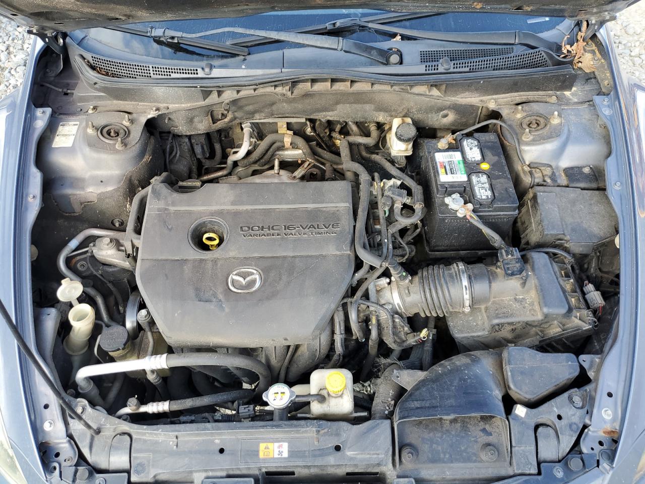 2011 Mazda 6 VIN 1YVHZ8BHXB5M22206 Copart auction photo, rear end / vandalism damage thumbnail 11