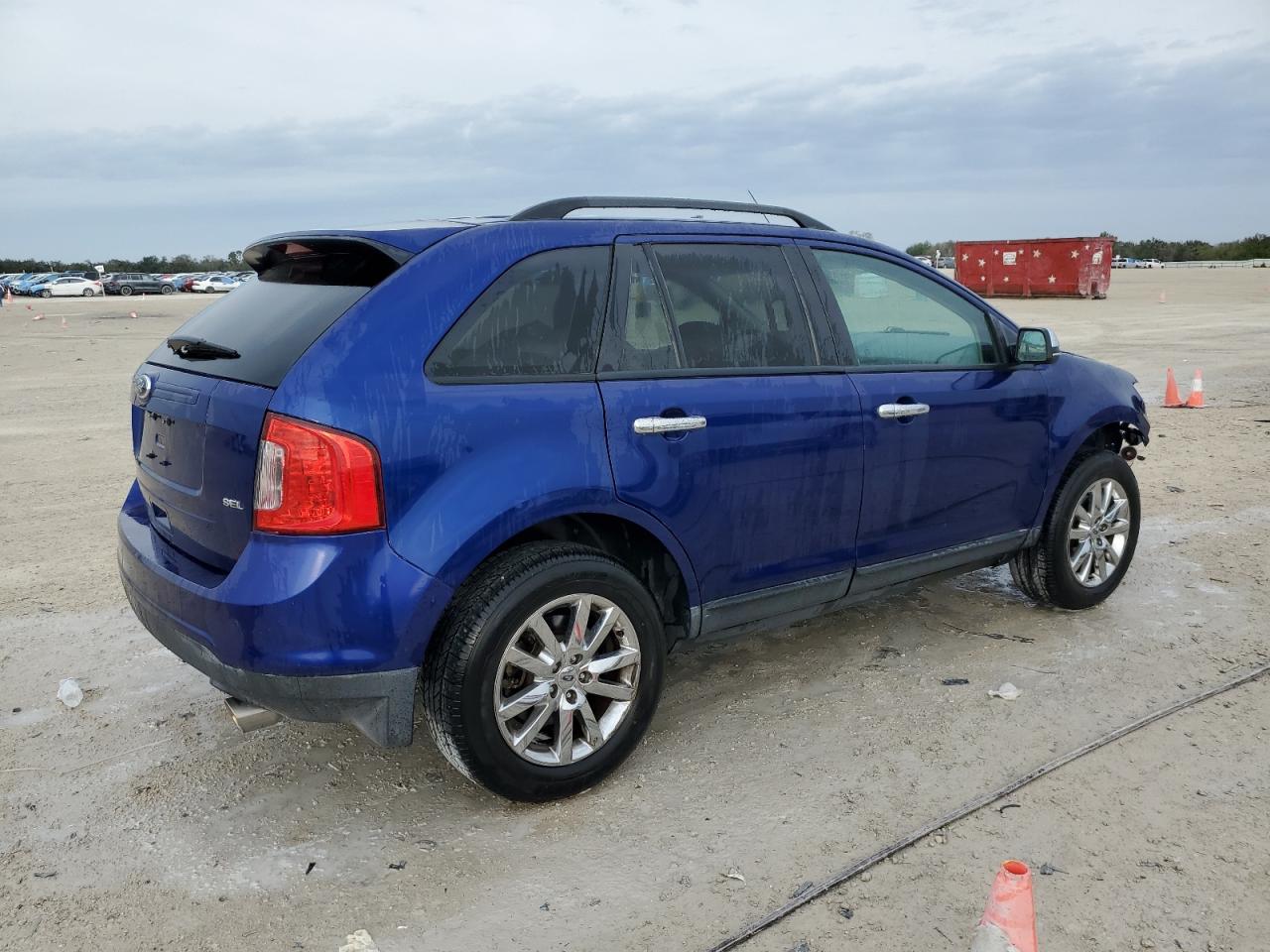 2013 Ford Edge VIN 2FMDK3JC9DBB13791 Copart auction photo, front end damage thumbnail 3