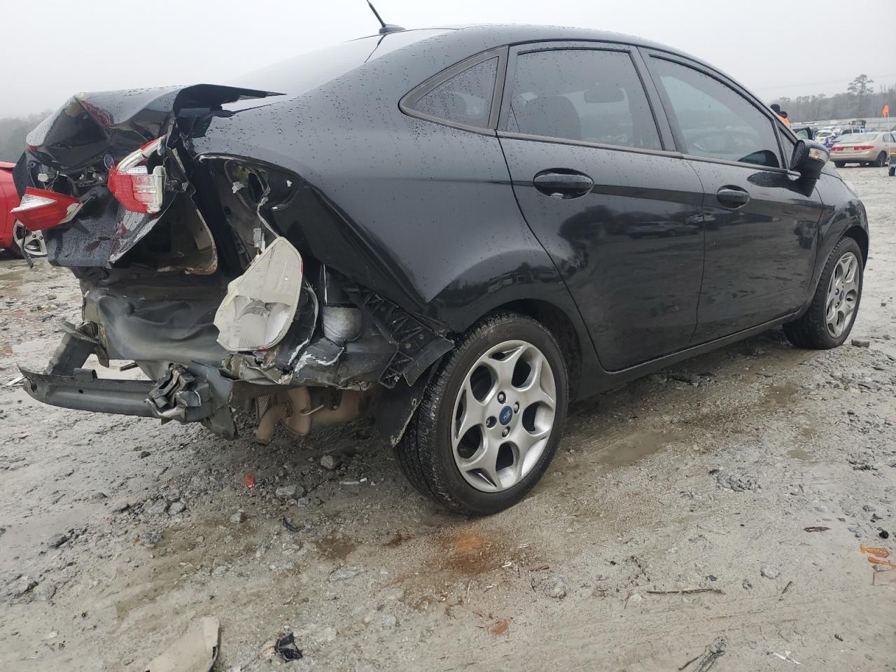2014 Ford Fiesta VIN 3FADP4BJ0EM114035 Copart auction photo, rear end damage thumbnail 3