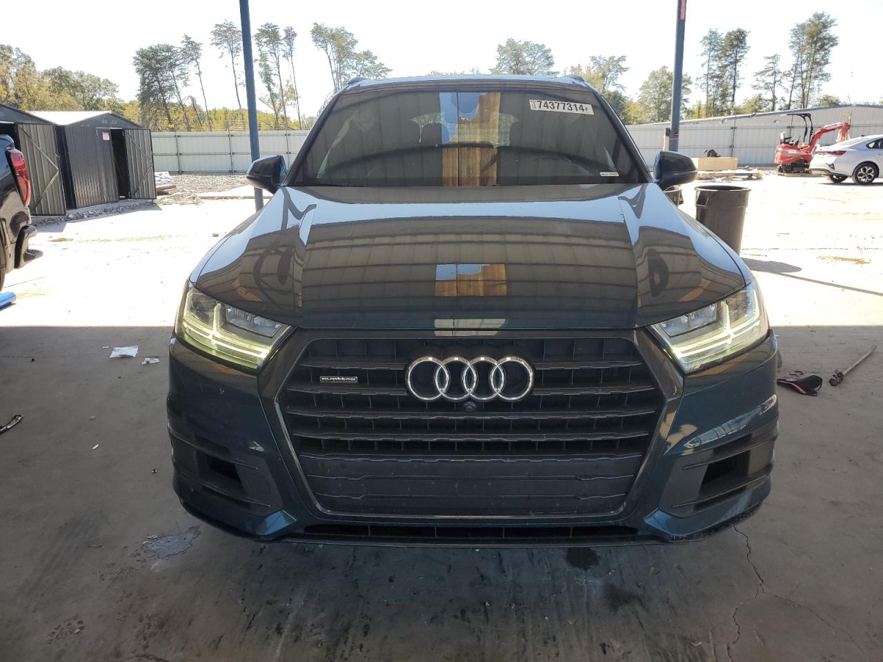 2018 Audi Q7 VIN WA1VAAF74JD025078 Copart auction photo, front end / side damage thumbnail 5