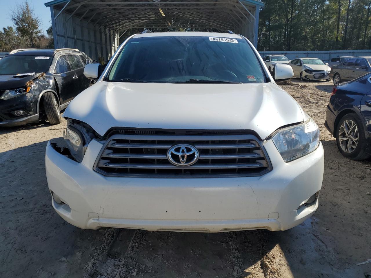 2010 Toyota Highlander VIN 5TDKK3EH2AS010675 Copart auction photo, front end damage thumbnail 5