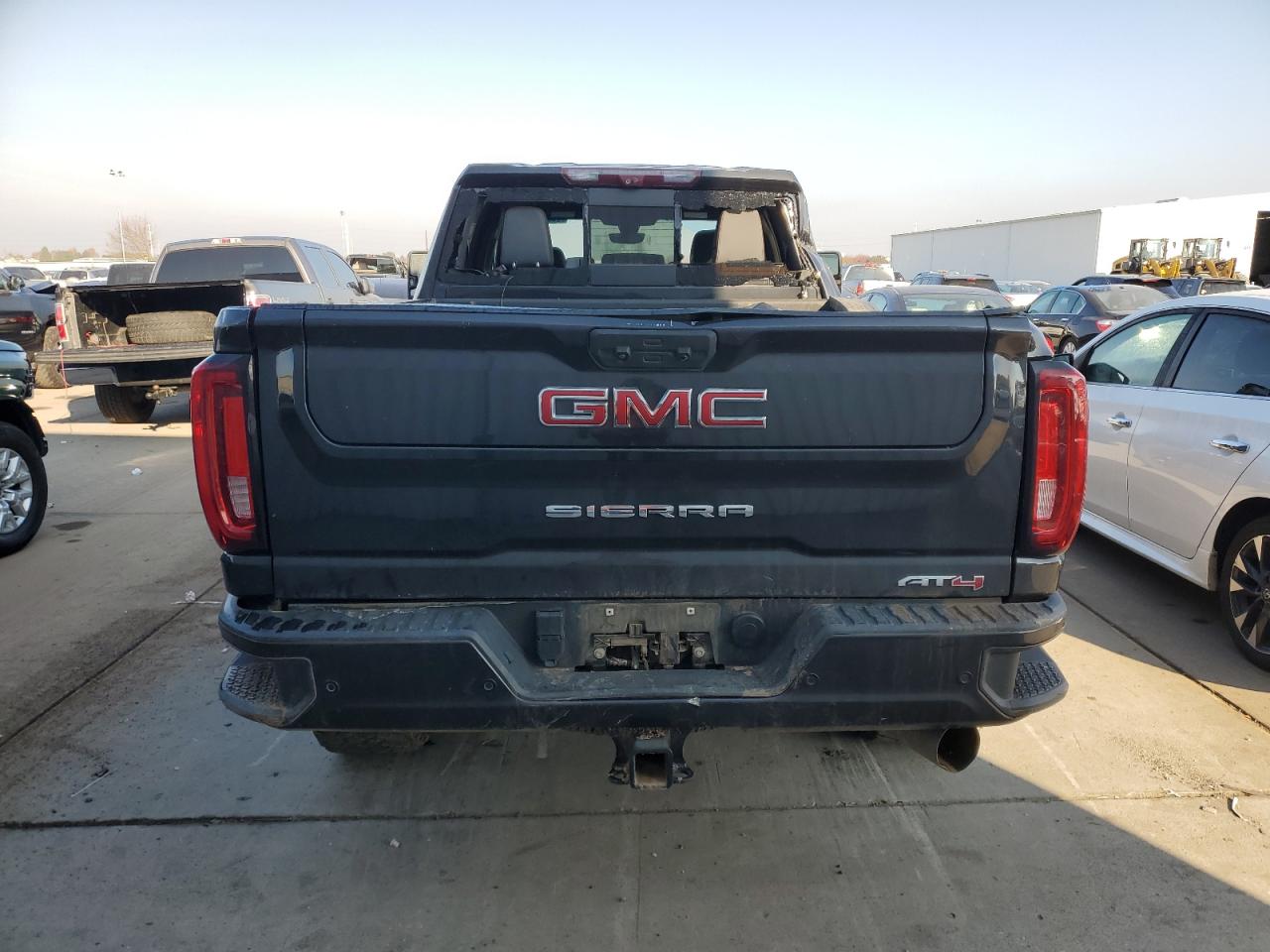 2020 GMC Sierra VIN 1GT49PEY3LF312068 Copart auction photo, side / rear end damage thumbnail 6