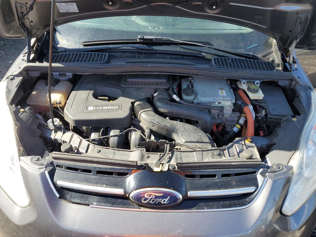 2013 Ford C-MAX VIN 1FADP5AU8DL548608 Copart auction photo, front end damage thumbnail 11