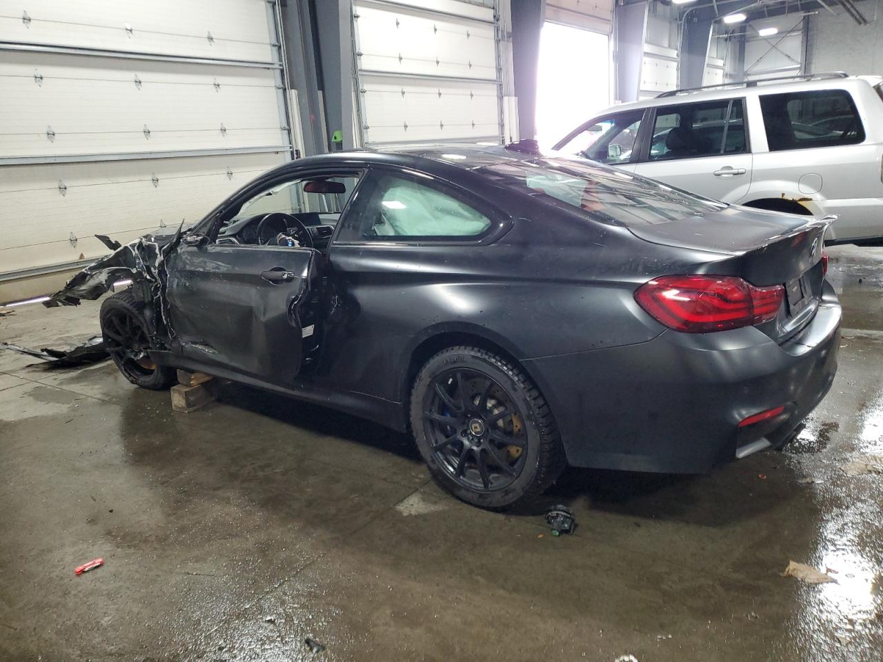 2020 BMW M4 VIN WBS4Y9C03LFJ62967 Copart auction photo, front end / side damage thumbnail 2