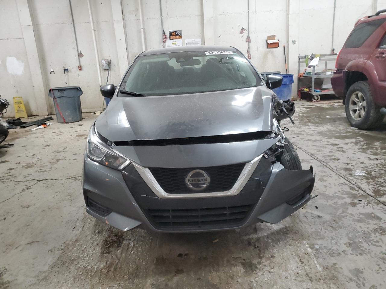 2021 Nissan Versa VIN 3N1CN8DV0ML809240 Copart auction photo, front end / side damage thumbnail 5