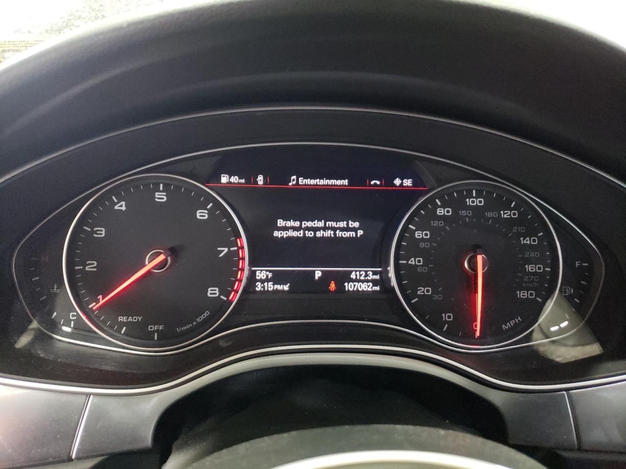 2017 Audi A6 VIN WAUG8BFCXHN004735 Copart auction photo, front end damage thumbnail 9