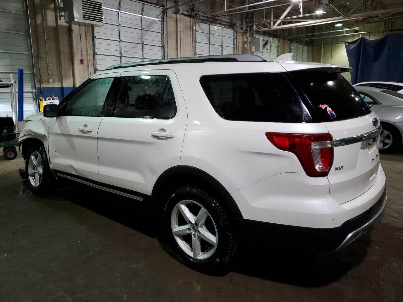 2017 Ford Explorer VIN 1FM5K8D88HGD52224 Copart auction photo, front end / side damage thumbnail 2