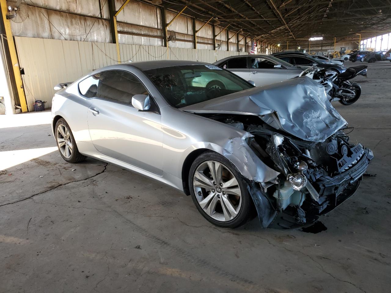 2012 Hyundai Genesis VIN KMHHT6KD8CU078452 Copart auction photo, front end damage thumbnail 4