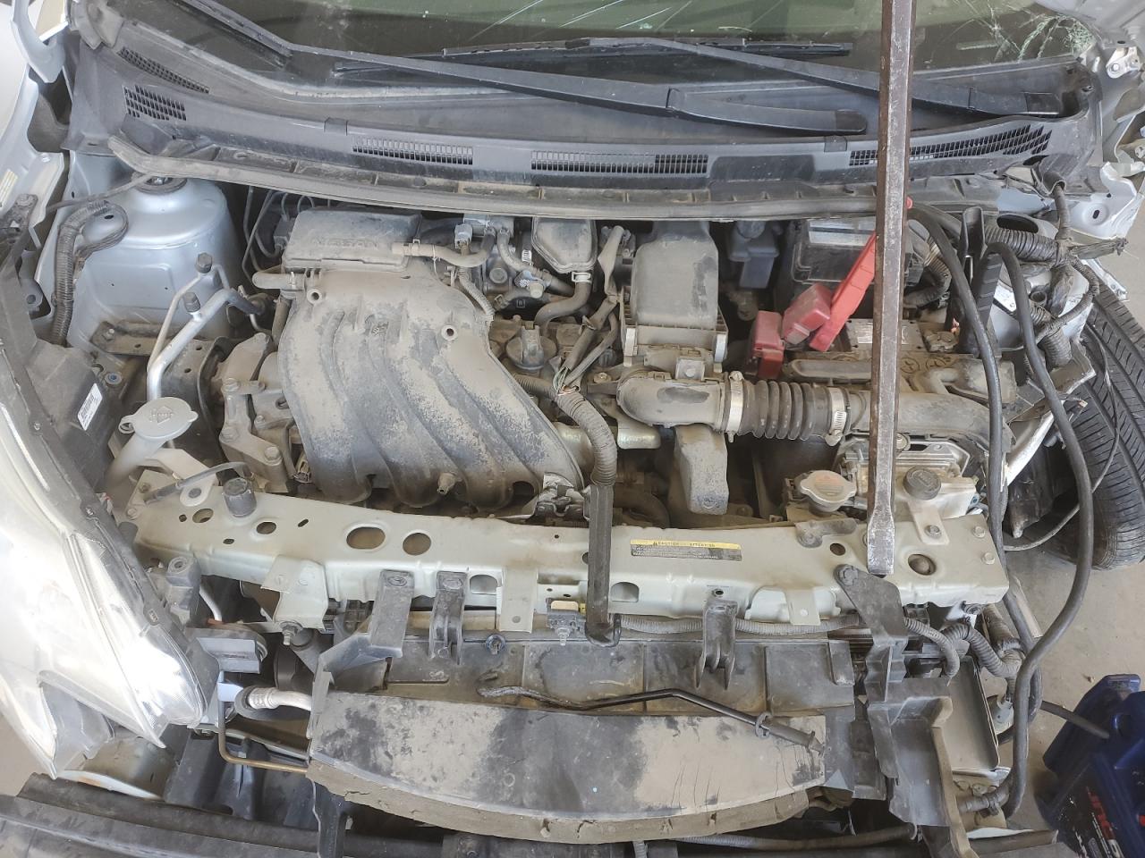 2016 Nissan Versa VIN 3N1CE2CP6GL376480 Copart auction photo, front end damage thumbnail 14