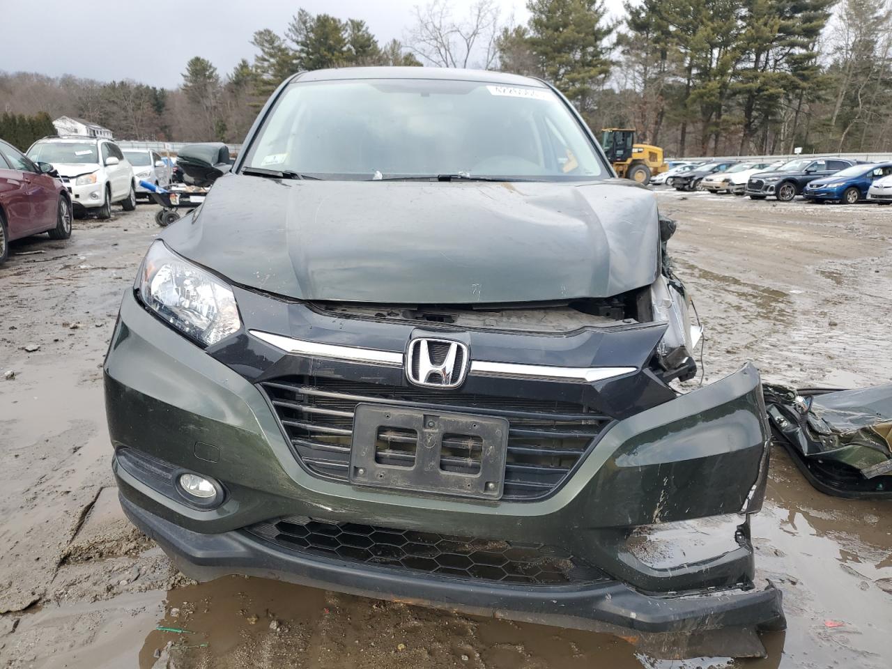 2018 Honda HR-V VIN 3CZRU6H50JM706604 Copart auction photo, side / front end damage thumbnail 5