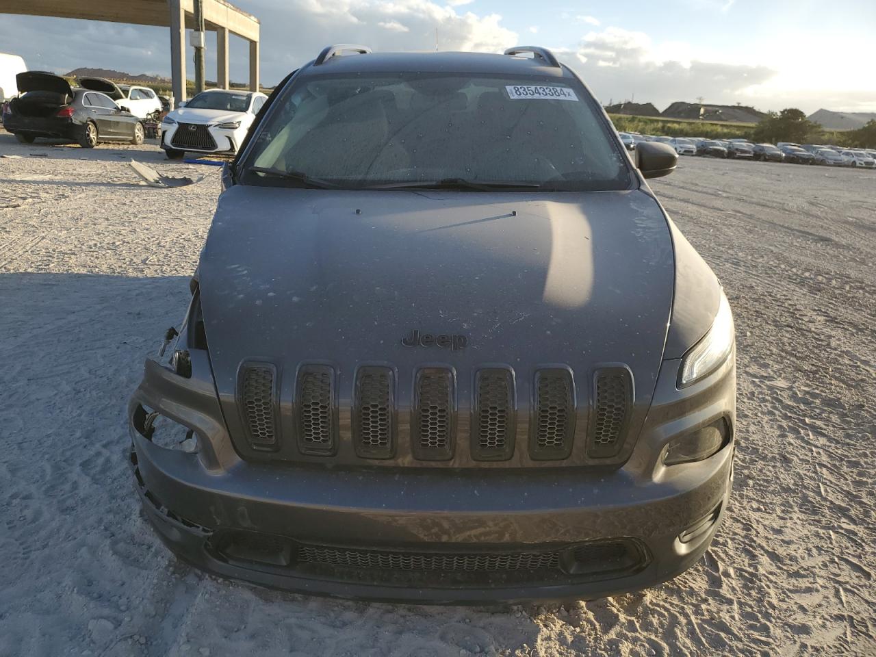 2017 Jeep Grand Cherokee VIN 1C4PJLAB4HW541509 Copart auction photo, front end / all over damage thumbnail 5