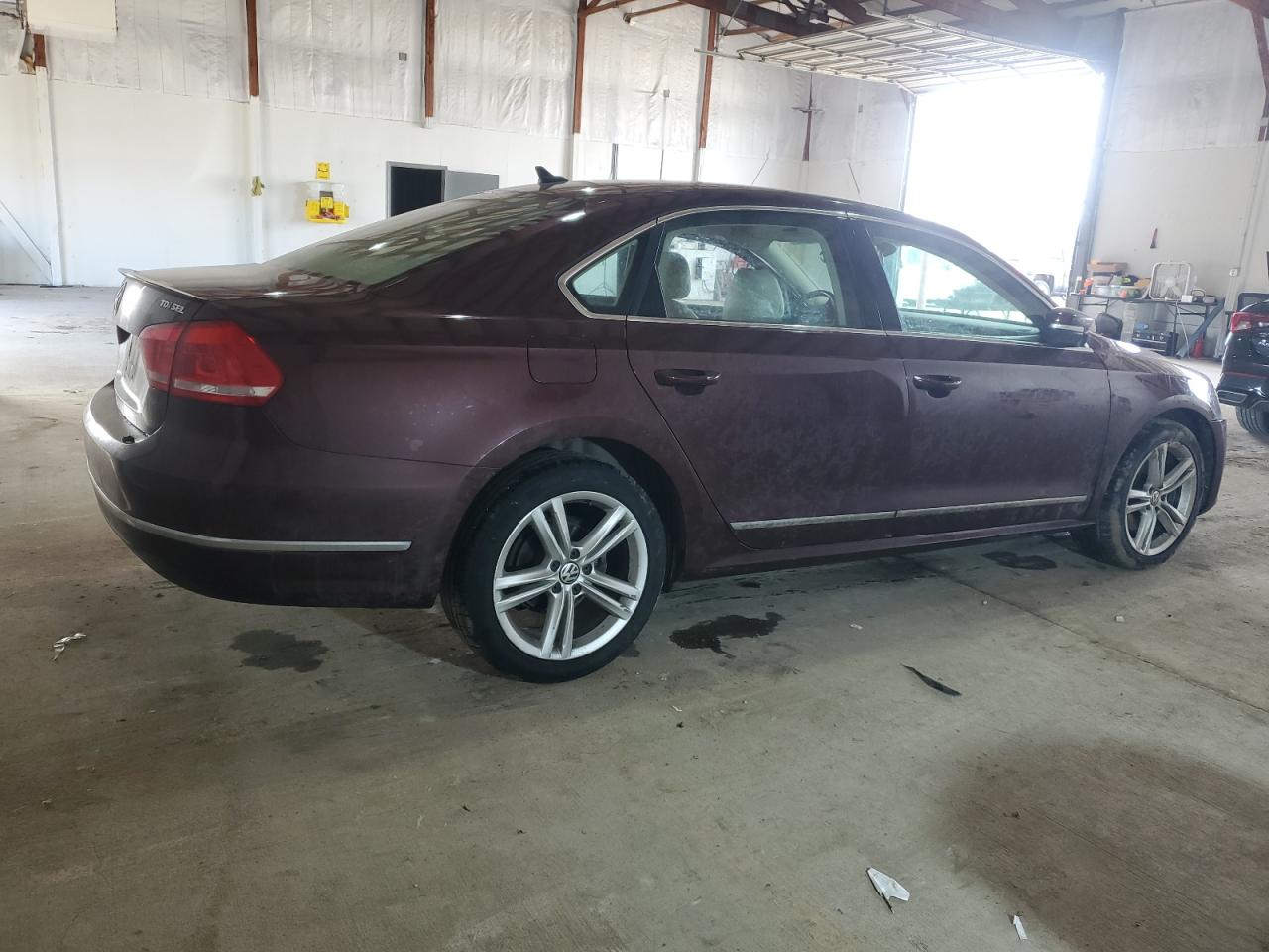 2014 Volkswagen Passat VIN 1VWCN7A34EC066134 Copart auction photo, front end / side damage thumbnail 3