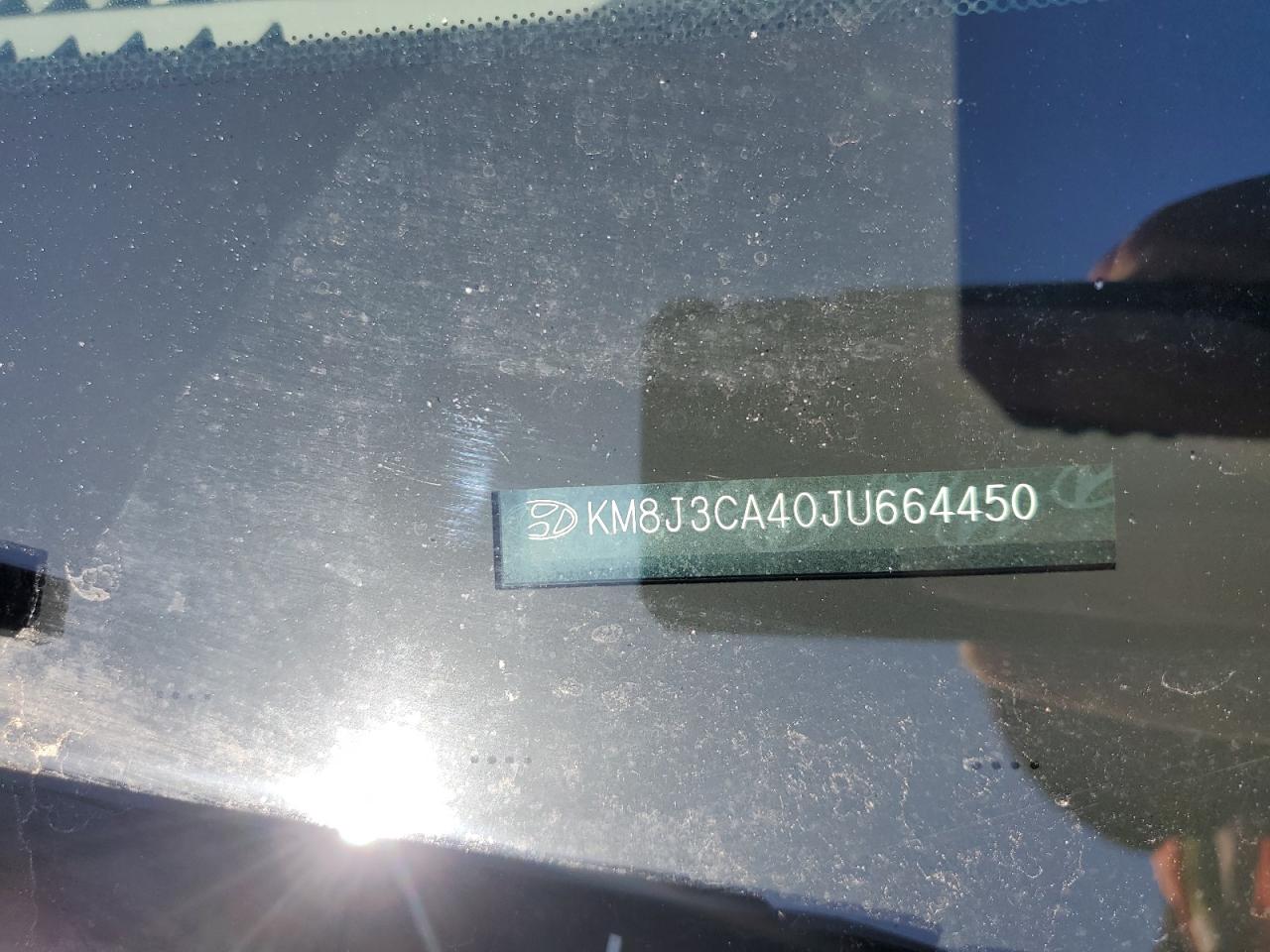 2018 Hyundai Tucson VIN KM8J3CA40JU664450 Copart auction photo, vandalism damage thumbnail 12