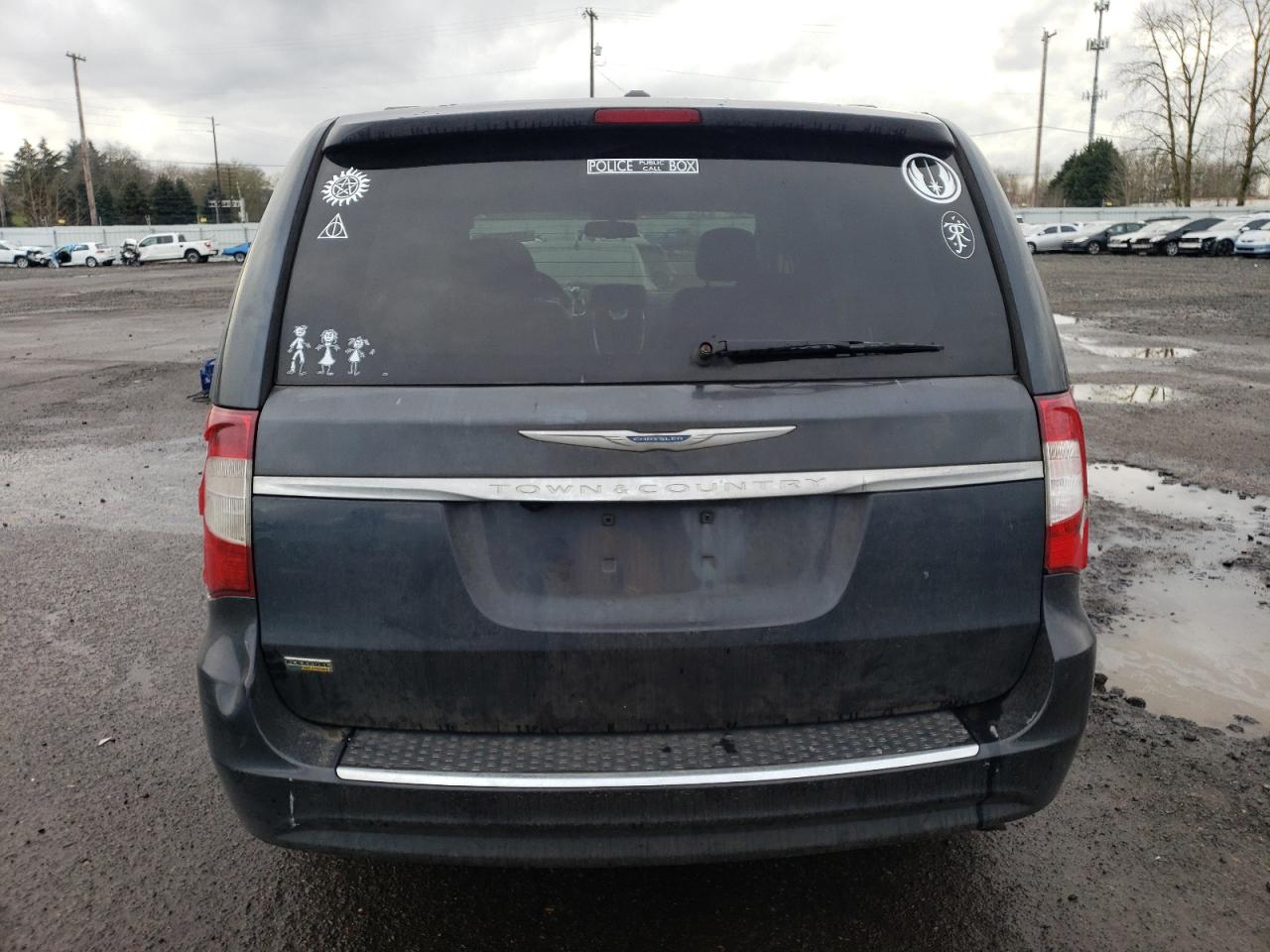 2014 Chrysler Town & Country VIN 2C4RC1BG9ER397834 Copart auction photo, side damage thumbnail 6