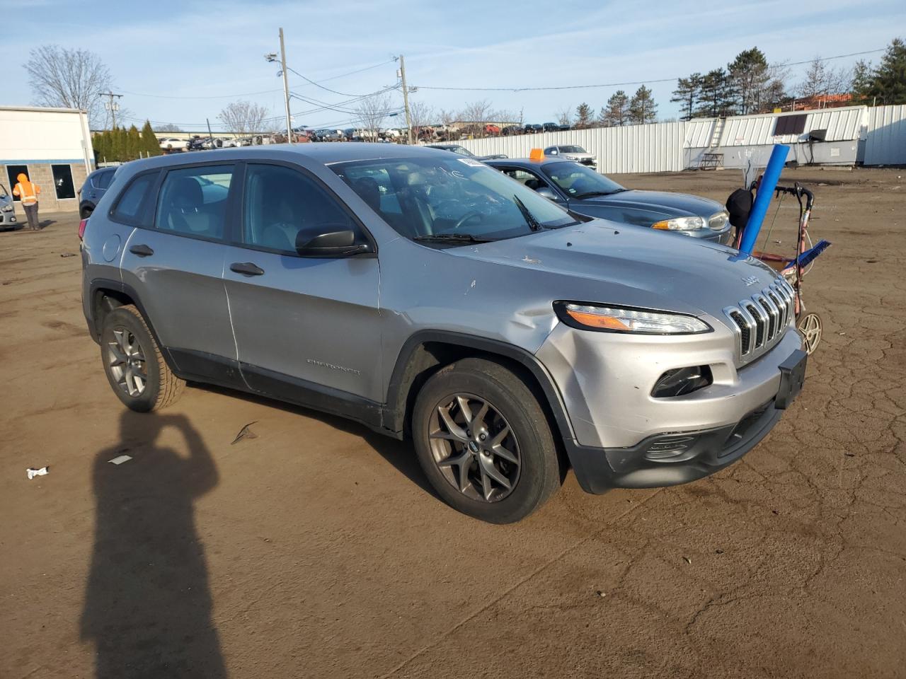 2016 Jeep Grand Cherokee VIN 1C4PJMAB2GW109019 Copart auction photo, side damage thumbnail 4