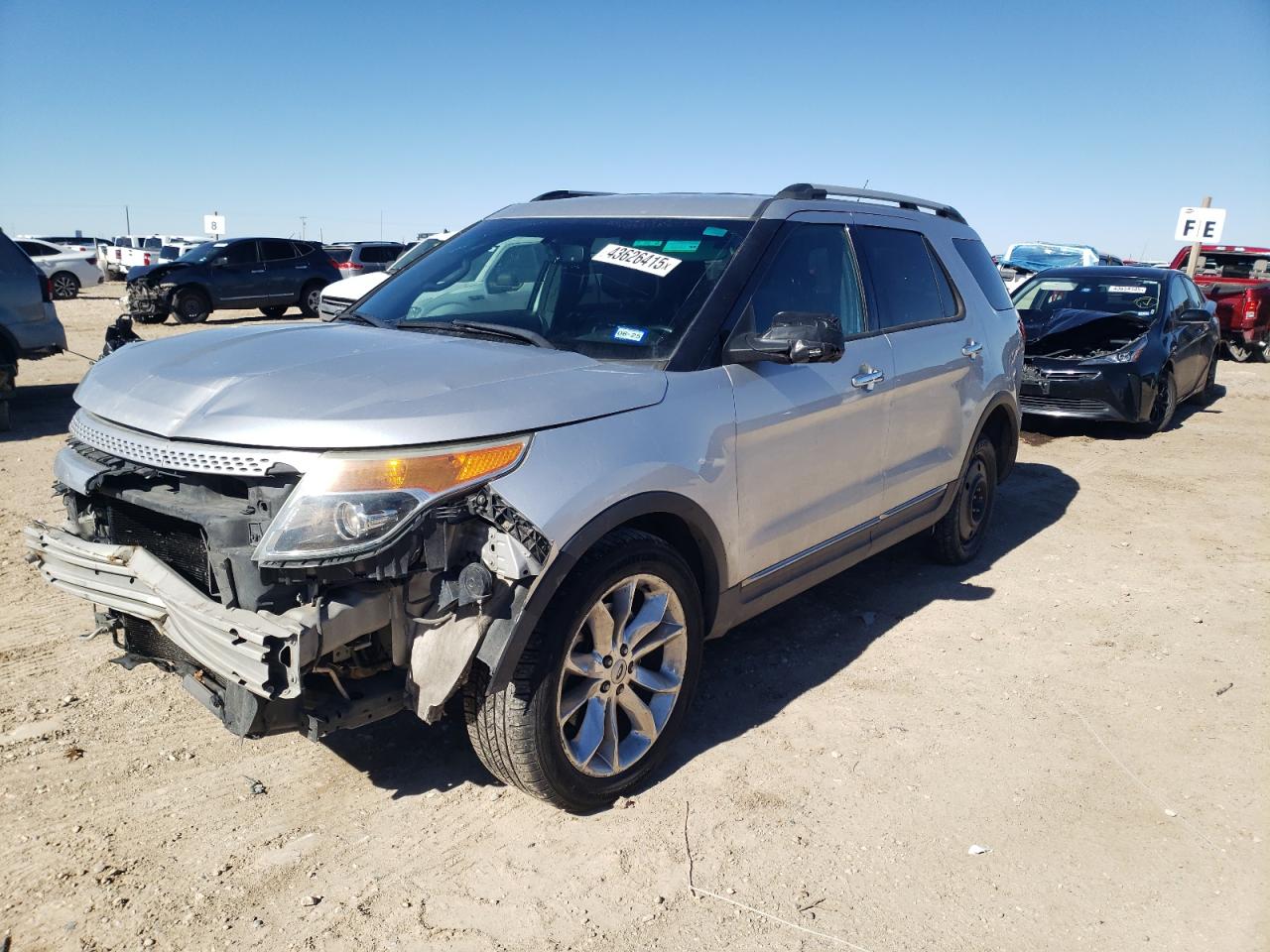 2014 Ford Explorer VIN 1FM5K7D82EGA27171
