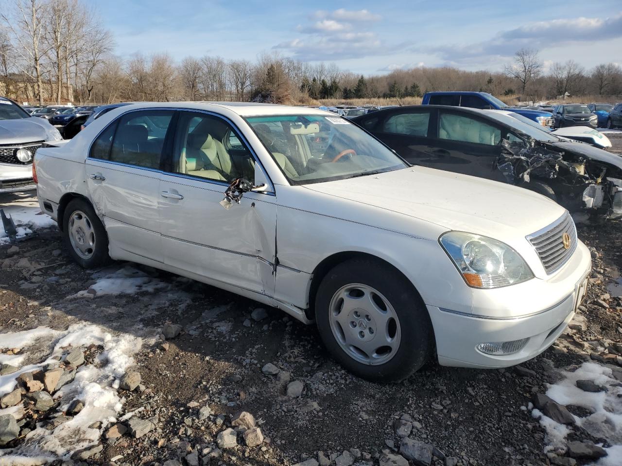 2001 Lexus LS VIN JTHBN30F510008255 Copart auction photo, rear end / side damage thumbnail 4