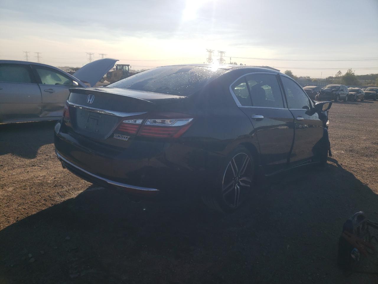 2017 Honda Accord VIN 1HGCR2F12HA162234 Copart auction photo, front end / mechanical damage thumbnail 3