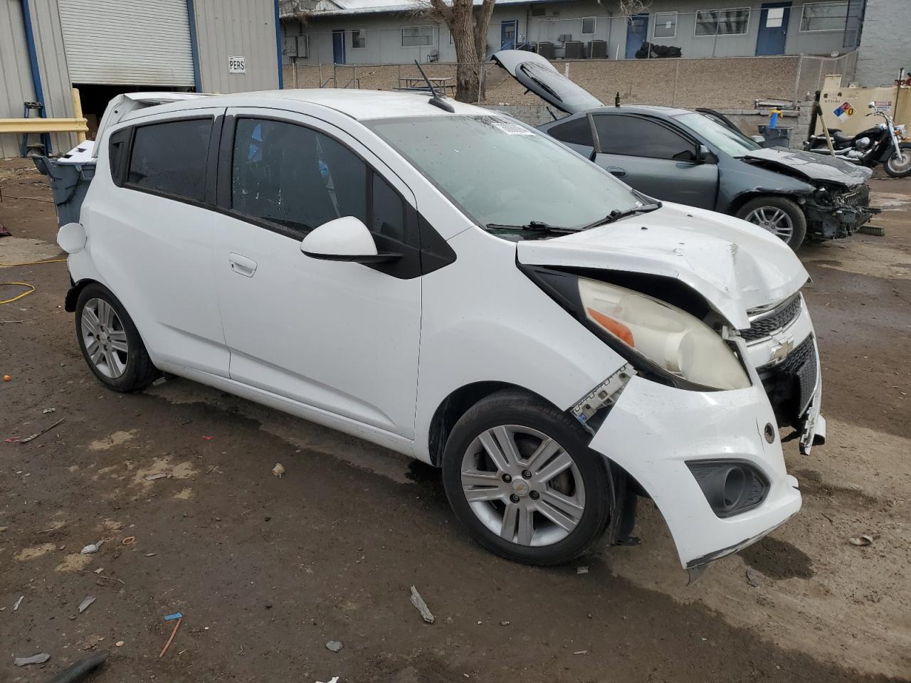 2013 Chevrolet Spark VIN KL8CD6S9XDC547144 Copart auction photo, all over damage thumbnail 4