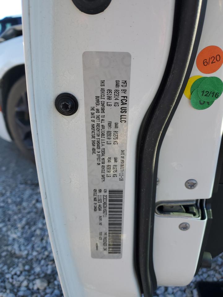 2019 Chrysler 300 VIN 2C3CCABG3KH562711 Copart auction photo, front end damage thumbnail 14