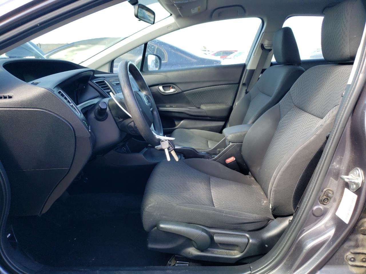2015 Honda Civic VIN 19XFB2F55FE274801 Copart auction photo, side / undercarriage damage thumbnail 7