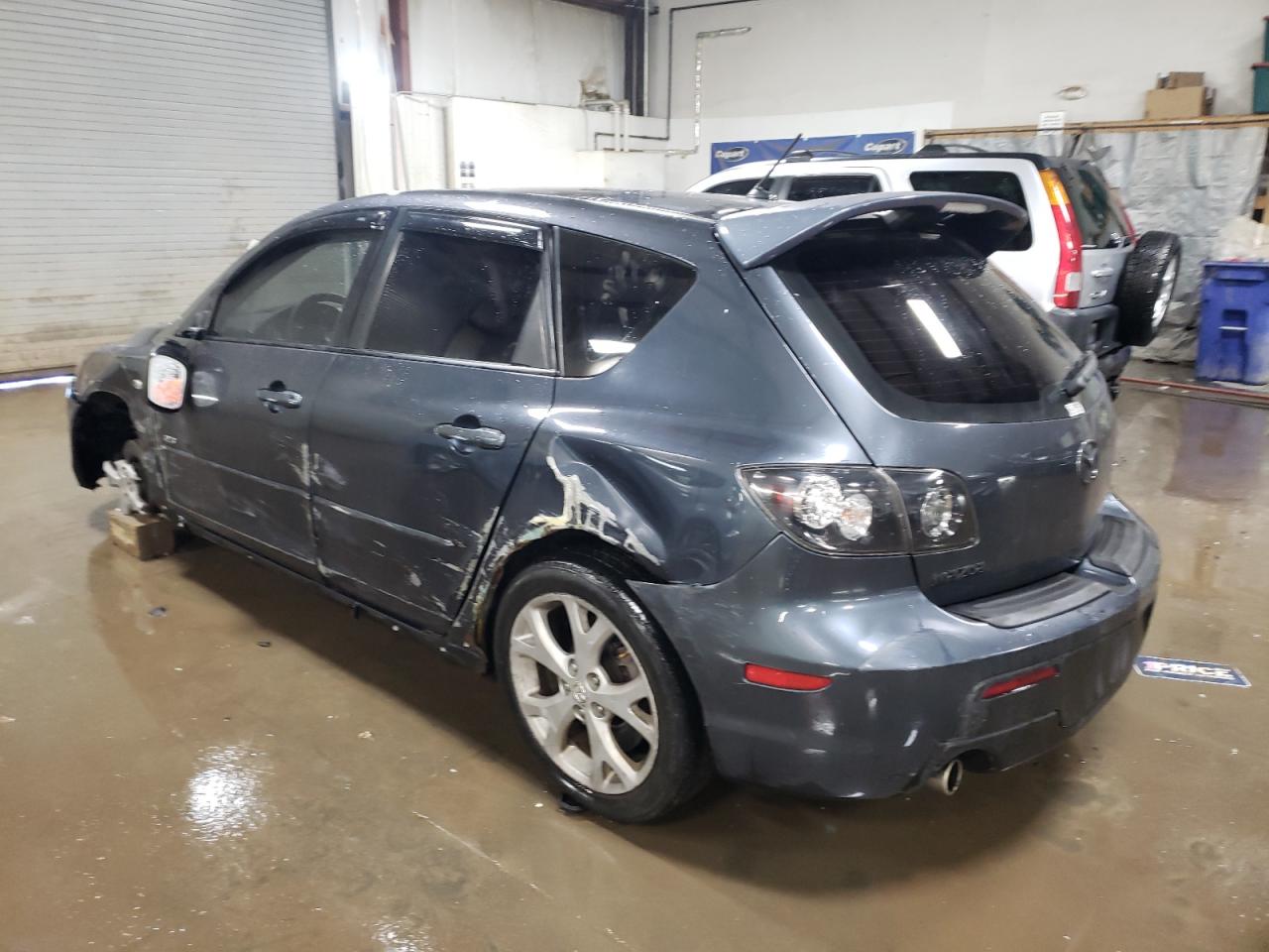 2009 Mazda 3 VIN JM1BK343591218953 Copart auction photo, front end / side damage thumbnail 2