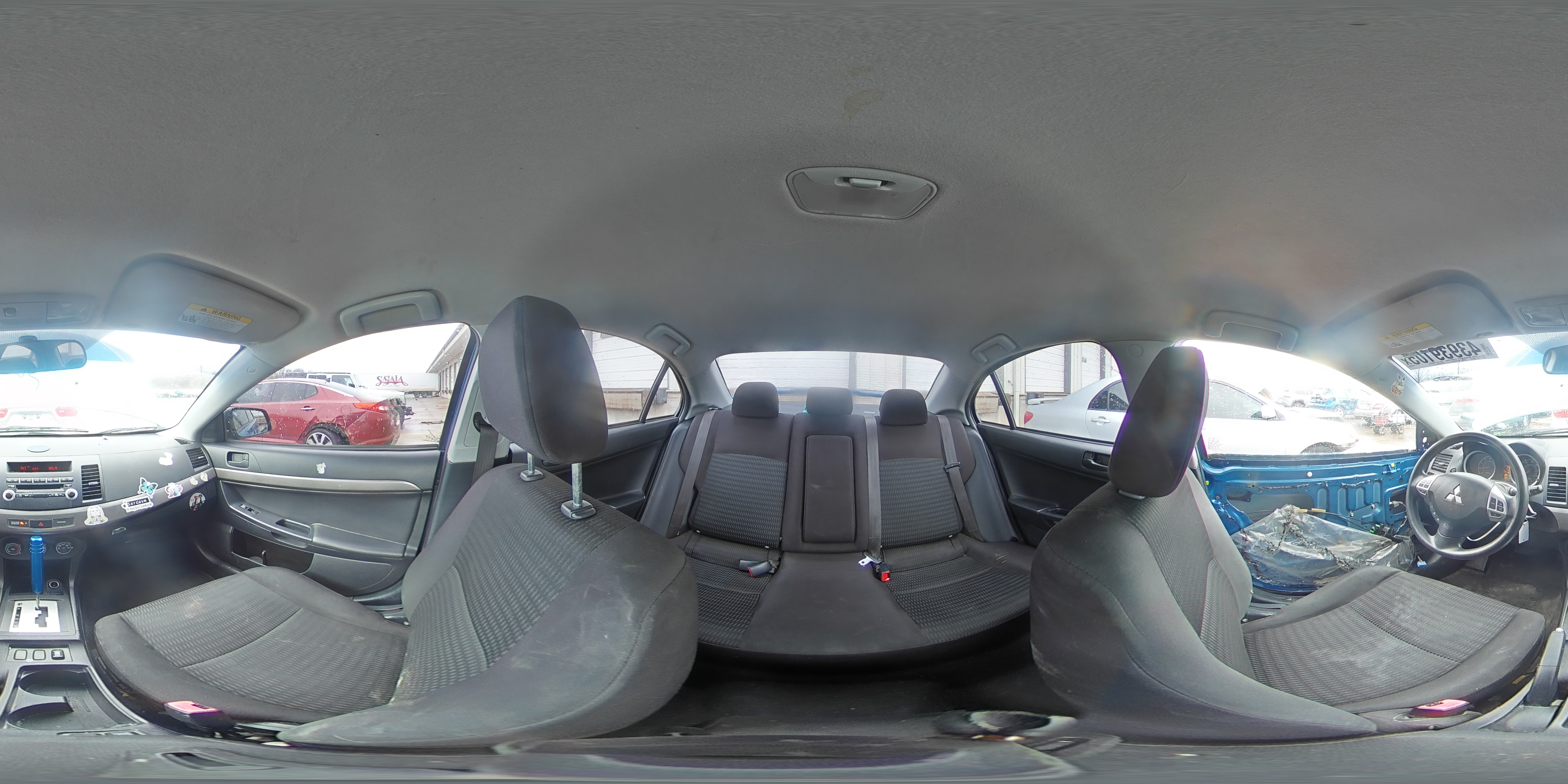 2012 Mitsubishi Lancer VIN JA32V2FW8CU017674 Copart auction photo, front end / rear end damage thumbnail 13