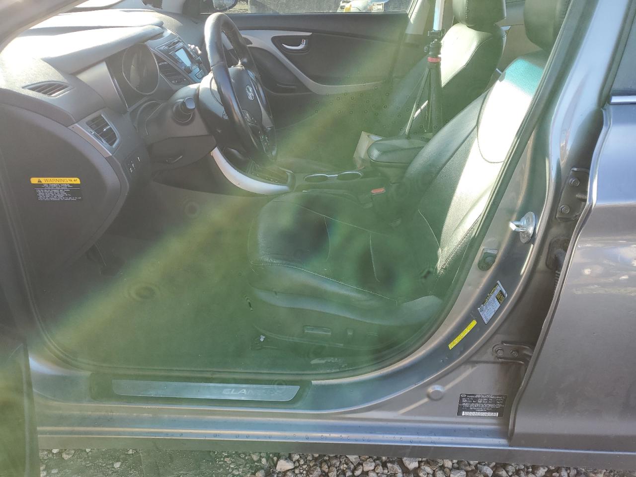 2014 Hyundai Elantra VIN 5NPDH4AE9EH473224 Copart auction photo, front end / undercarriage damage thumbnail 7