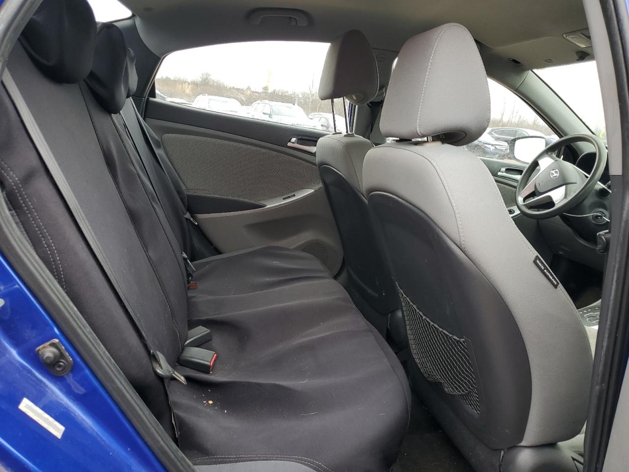 2013 Hyundai Accent VIN KMHCT4AE3DU445669 Copart auction photo, rear end / side damage thumbnail 10