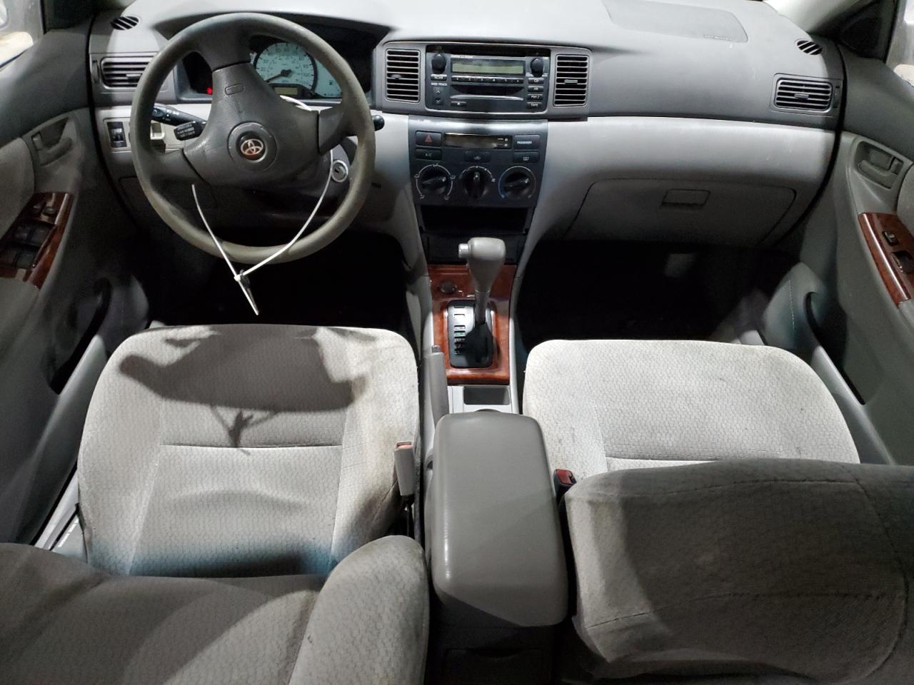 2003 Toyota Corolla VIN 2T1BR38E33C162215 Copart auction photo, front end / minor dent/scratches damage thumbnail 8
