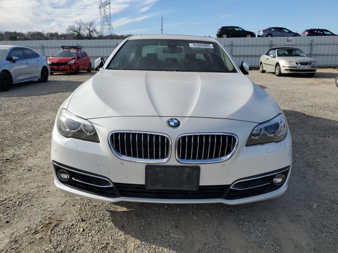 2016 BMW 5er VIN WBA5B1C55GG130884 Copart auction photo, rear end damage thumbnail 5