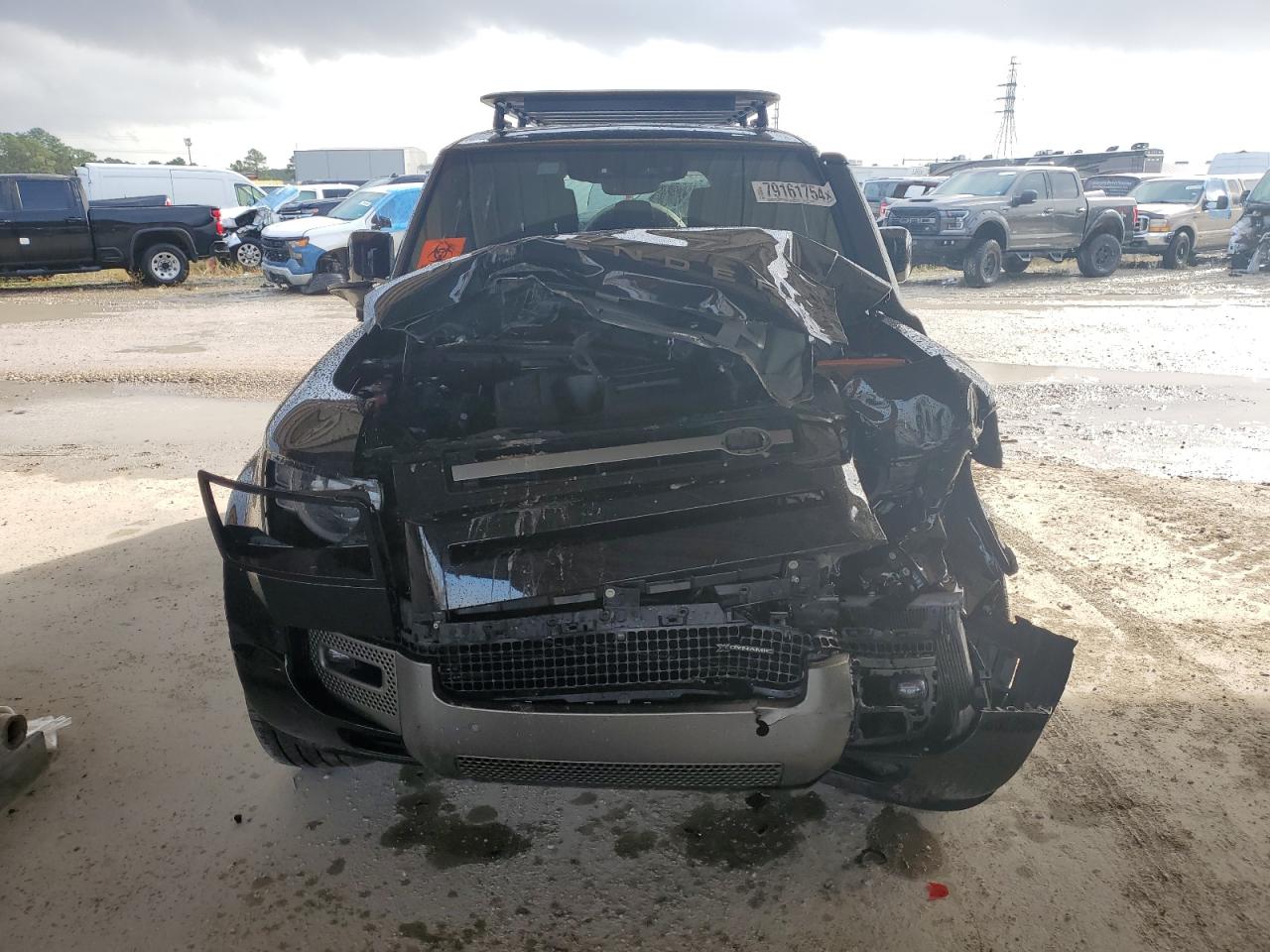 2023 Land Rover Defender VIN SALE27EU7P2141904 Copart auction photo, front end damage thumbnail 5