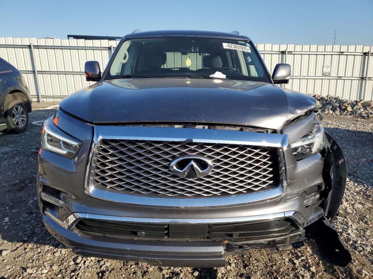 2020 Infiniti QX80 VIN JN8AZ2NE6L9254939 Copart auction photo, front end / minor dent/scratches damage thumbnail 5