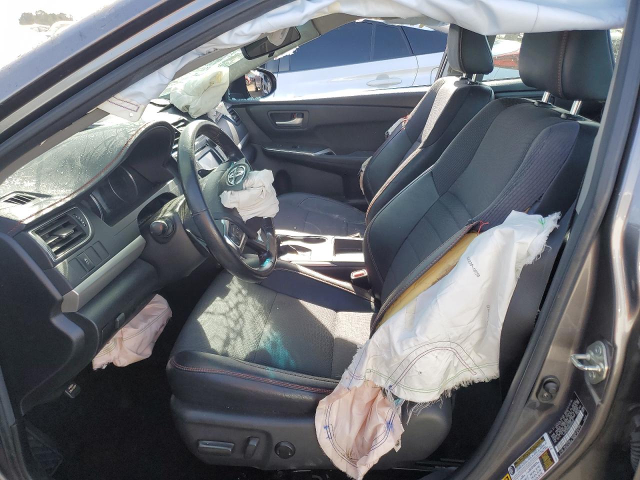 2016 Toyota Camry VIN 4T1BF1FK8GU593465 Copart auction photo, rollover damage thumbnail 7