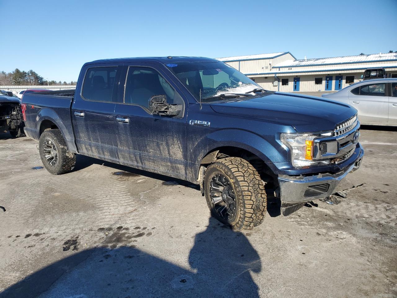2018 Ford F-150 VIN 1FTEW1EPXJFA53691 Copart auction photo, side damage thumbnail 4