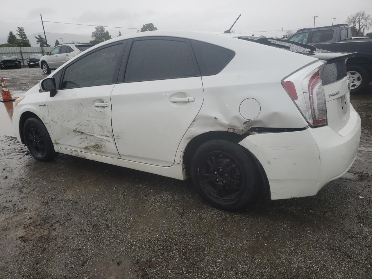 2013 Toyota Prius VIN JTDKN3DUXD5546239 Copart auction photo, all over damage thumbnail 2