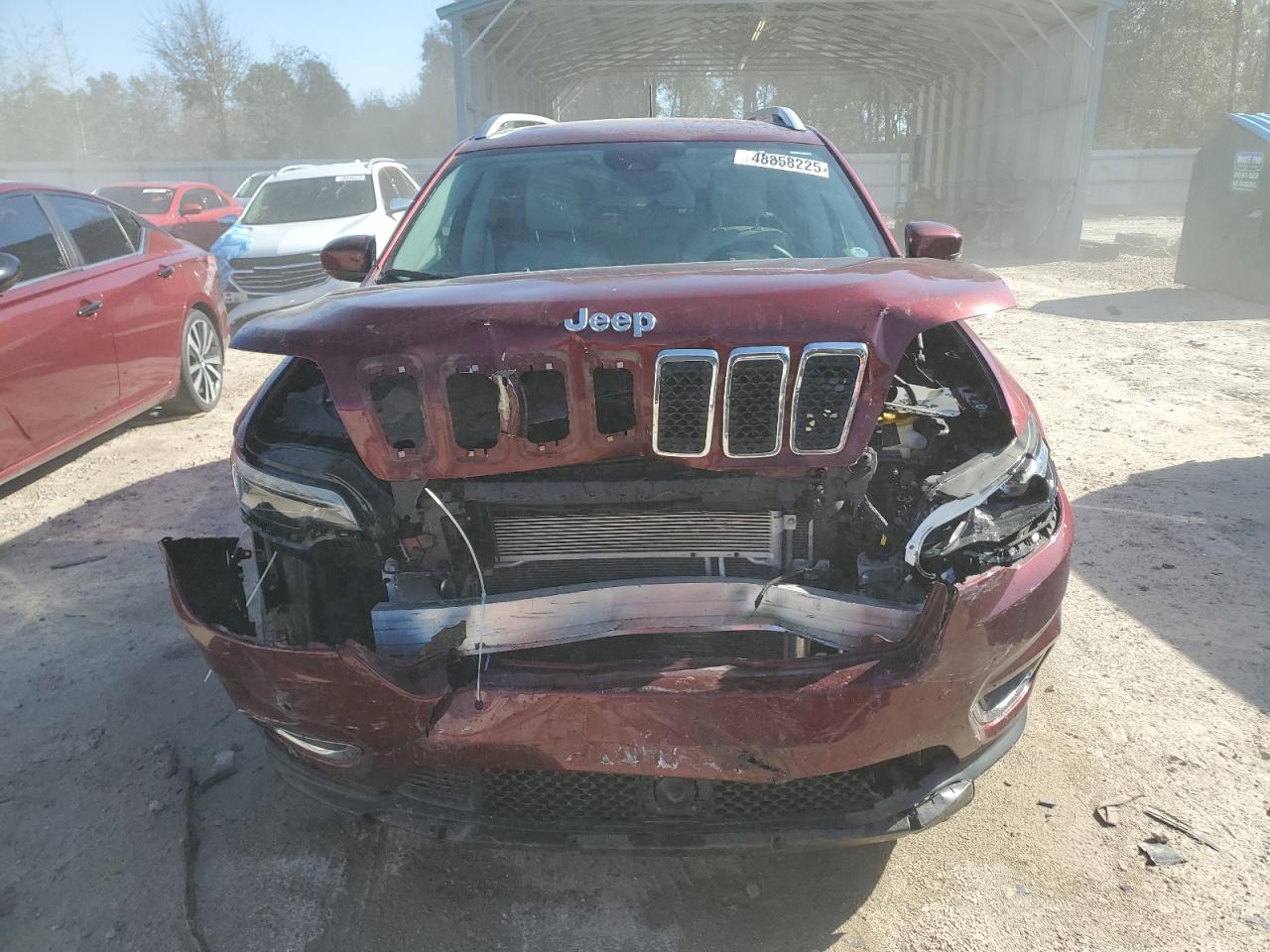 2020 Jeep Grand Cherokee VIN 1C4PJLDB4LD606326 Copart auction photo, front end damage thumbnail 5