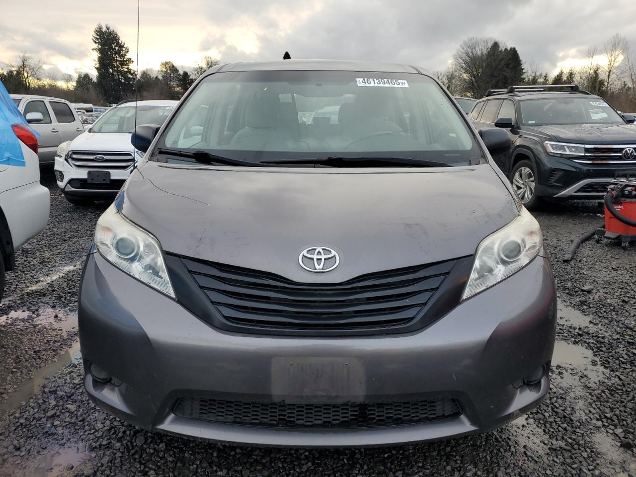 2014 Toyota Sienna VIN 5TDZK3DC4ES516308 Copart auction photo, all over damage thumbnail 5