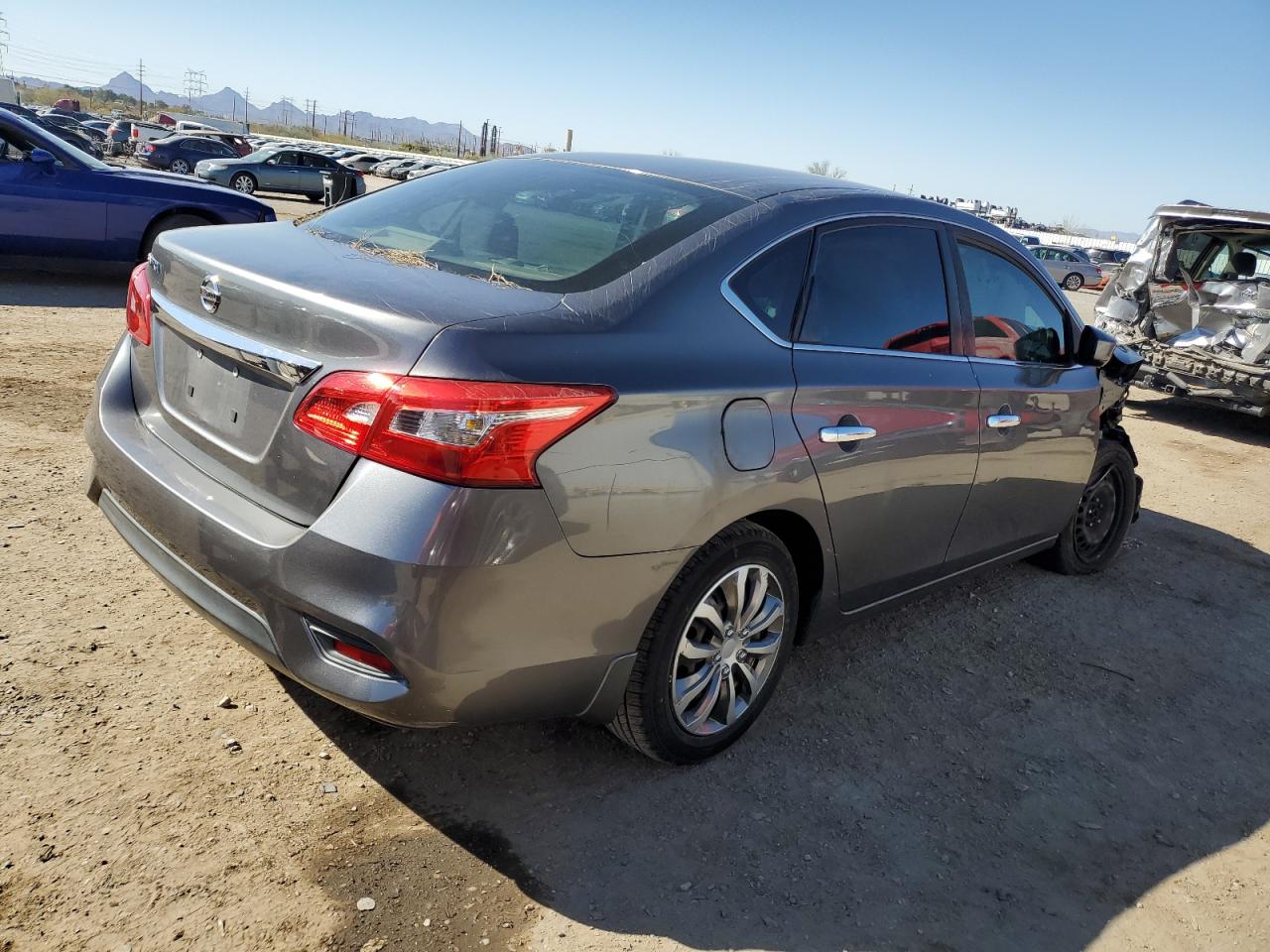 2017 Nissan Sentra VIN 3N1AB7AP2HY240478 Copart auction photo, front end / undercarriage damage thumbnail 3